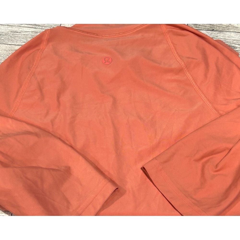 Womens Lululemon PINK‎ Running Athletic Top 3/4 Sleeve Very Soft SMALL